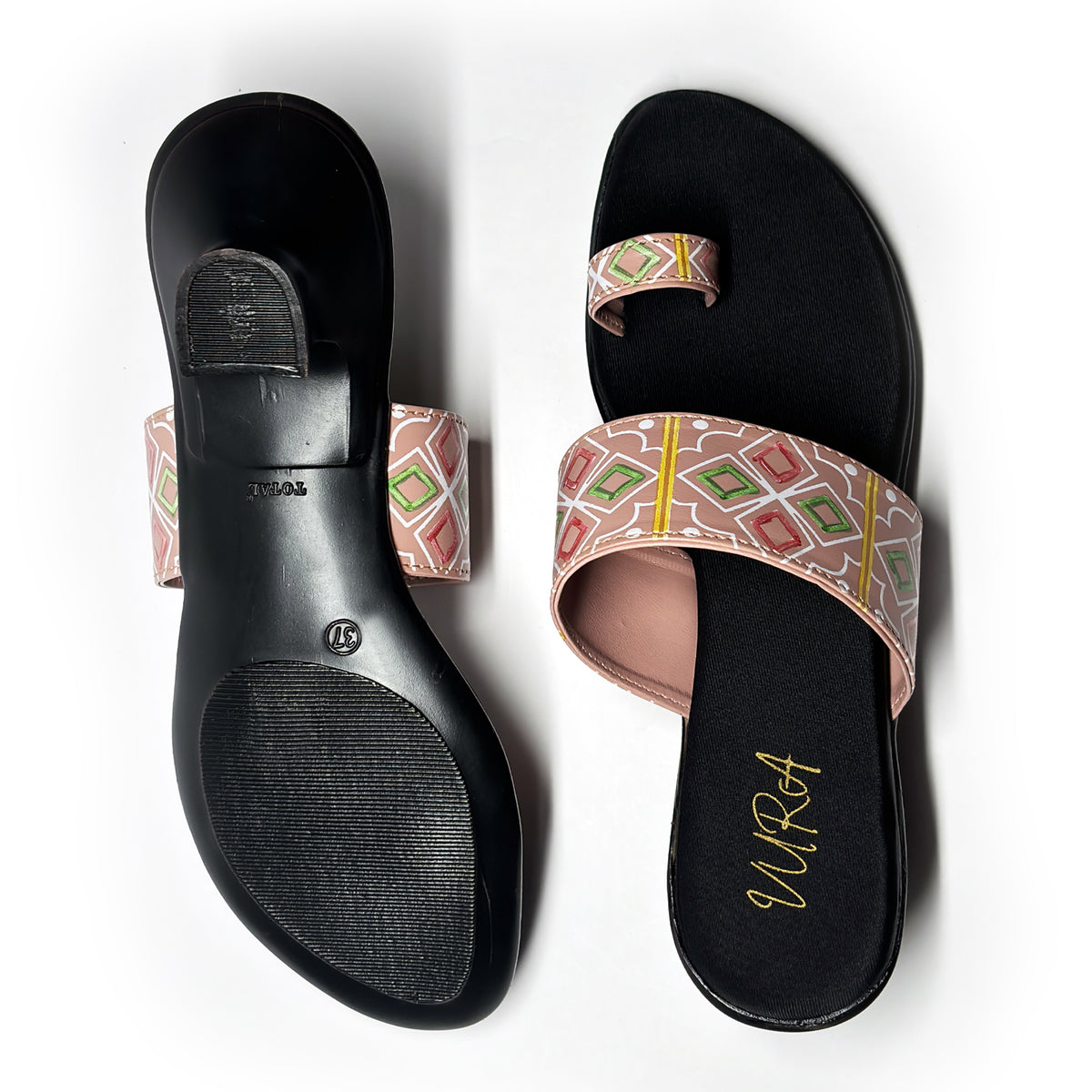 Women Kitten Heels | Peach | Aly
